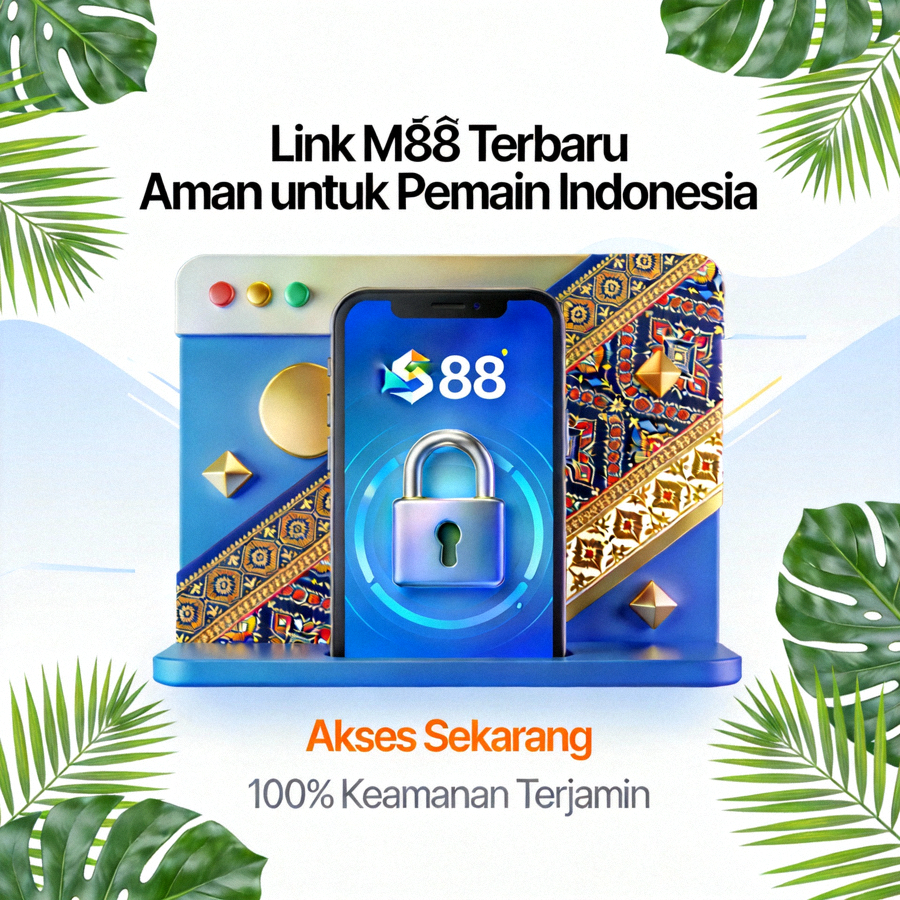 Tampilan live casino M88 dengan meja blackjack dan dealer langsung